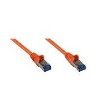 RNS® Patchkabel mit Rastnasenschutz, Cat. 6A, S/FTP, PiMF, halogenfrei, 500MHz, orange, 15m, Good Connections (8060-H150O)