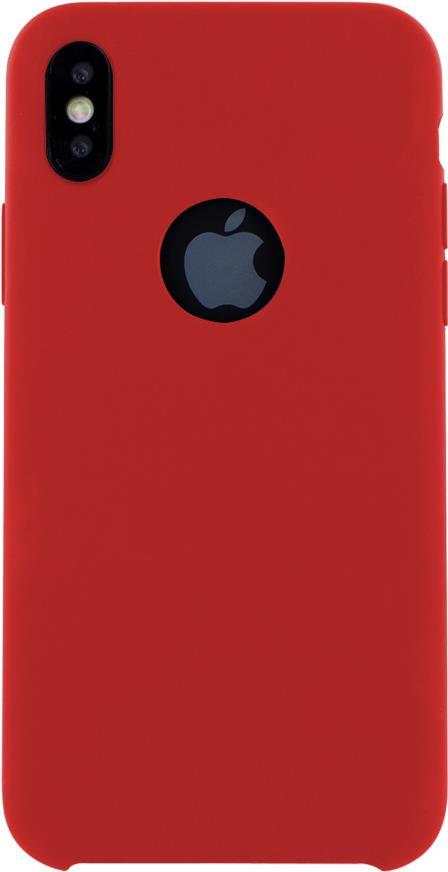Cyoo - Premium Liquid Silicon Hard Cover - iPhone X - Rot