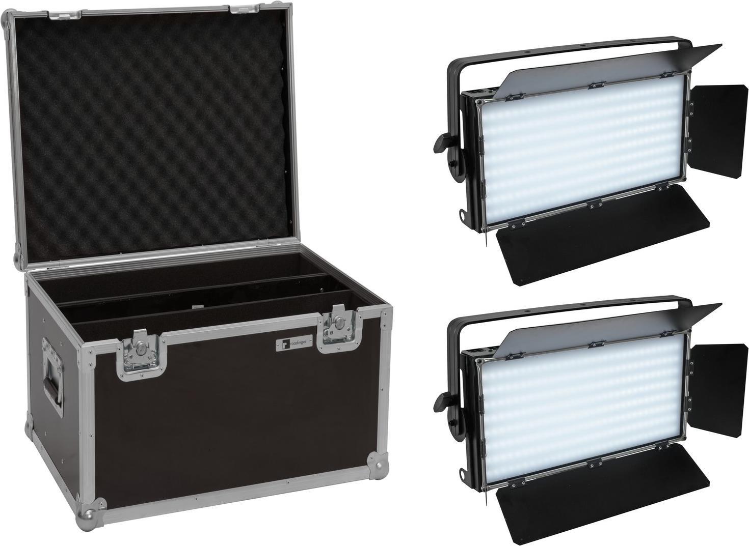 EUROLITE Set 2x LED PLL-480 QCL Panel + Case (20000932)