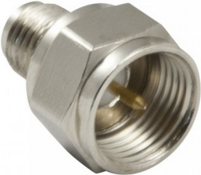 ALLNET Antennen-Adapter F-Stecker auf R-SMA (f)