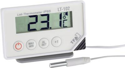 TFA Dostmann LT-102 Kabelgebundenes Thermometer Weiß (30.1034.K)