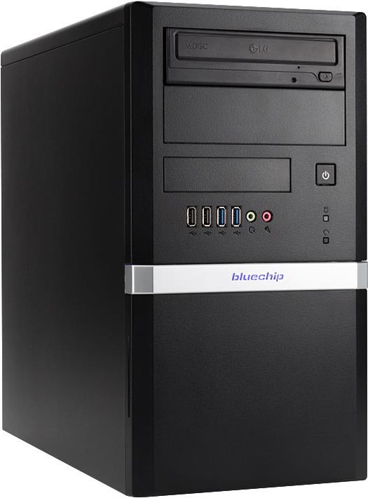 bluechip BUSINESSline T3200 - Intel® Pentium® G7400 Prozessor / 3.70 GHz - Windows 11 Pro - Intel® B660 - 4 GB DDR4 - 250 GB NVMe SSD - Gigabit Ethernet - Intel® UHD Grafik - DVD±RW (556457)