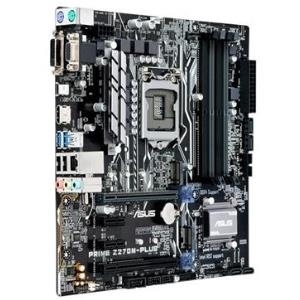 ASUS PRIME Z270M-PLUS - Motherboard - micro ATX - LGA1151 Socket - Z270 - USB 3.0, USB-C - Gigabit LAN - Onboard-Grafik (CPU erforderlich) - HD Audio (8-Kanal)