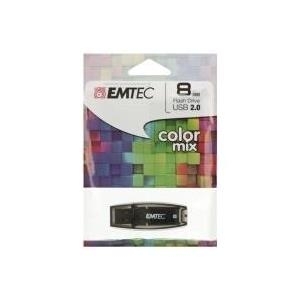 EMTEC C410 Color Mix - USB-Flash-Laufwerk - 8GB - USB2.0 (ECMMD8GC410)