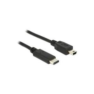 DeLOCK 83603 cavo USB 1 m USB 2.0 USB C Mini-USB B Nero (Delock - USB Type-C kabel - USB-C til)