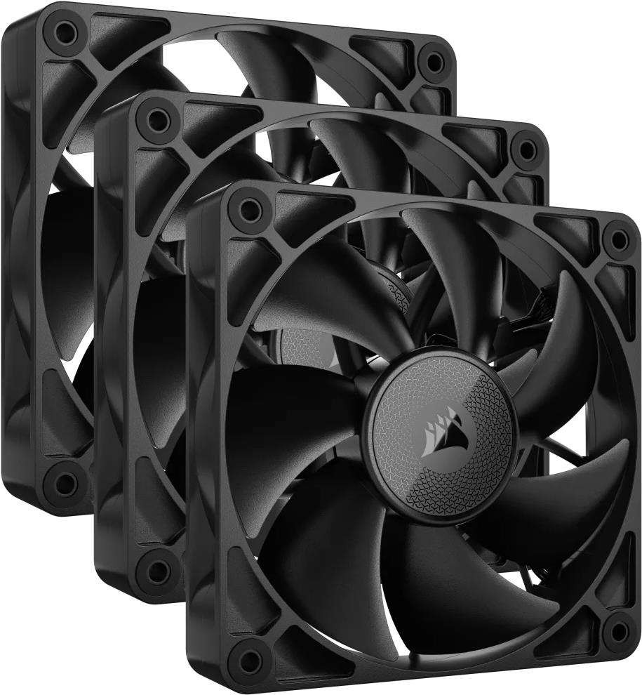 Corsair iCUE LINK RX120 Case per computer Ventilatore 12 cm Nero 3 pz (CORSAIR RX Series, iCUE LINK RX120, 12)