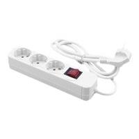 MediaRange MRCS205 prolunghe e multiple 1,4 m 3 presa[e] AC Bianco (MEDIARANGE 3-WAY SOCKET STRIP 1.4M, WHITE)