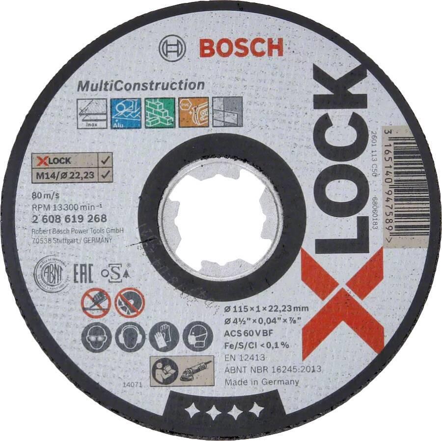 Bosch Rapido Multi Construction ACS 60 V BF - disco da taglio - per metallo plastica acciaio inossidabile ceramica metalli non