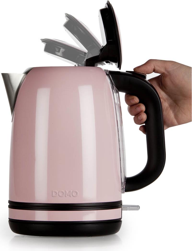 Domo DO487WK 1.7l 2200W Pink Wasserkocher (DO487WK)