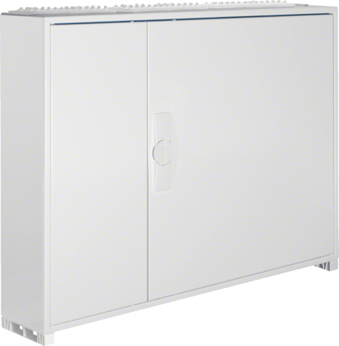 Hager FWB43D. Produktfarbe: Weiß, Internationale Schutzart (IP-Code): IP44, Material: Stahl. Breite: 650 mm, Tiefe: 161 mm, Höhe: 800 mm (FWB43D)