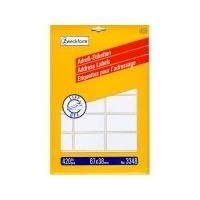 Avery Zweckform - Permanent-Adressklebeetiketten - weiß - 67 x 38 mm - 420 Etikett(en) (20 Bogen x 21) (3348)