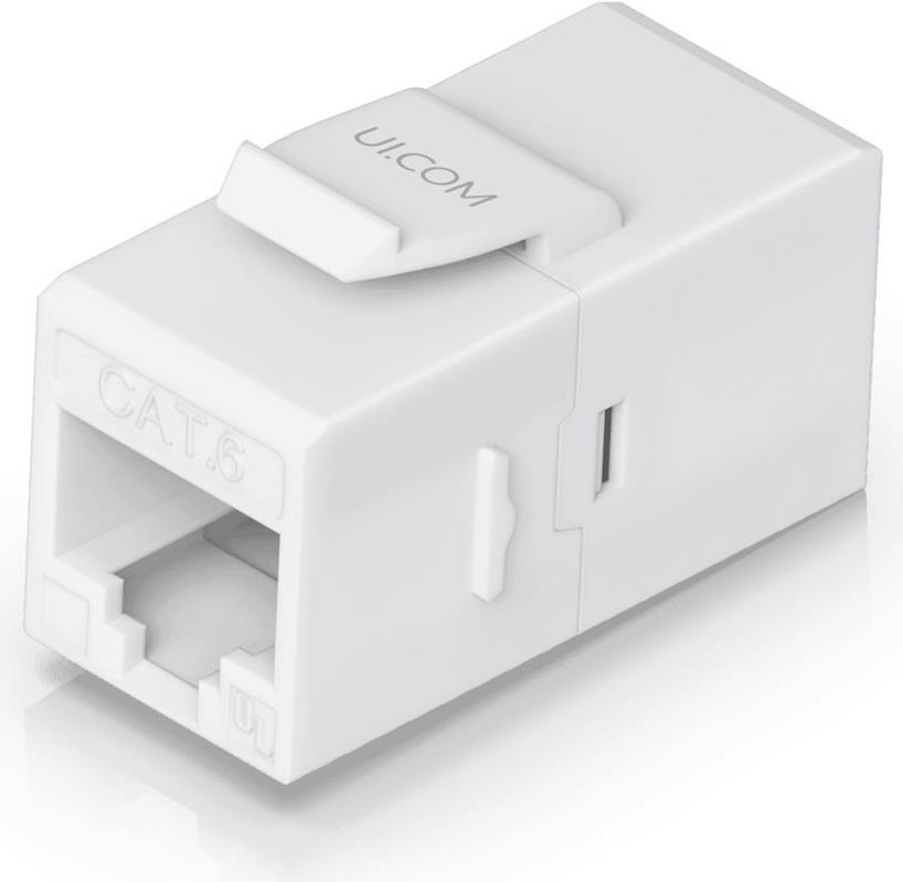 Pass-through Cat6 keystone - coupler for connecting - pre-terminated Ethernet cables seamlessly. - Warranty: 24M