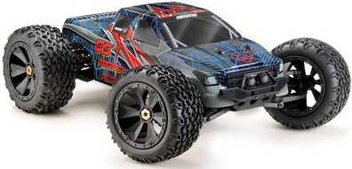Absima ASSASSIN Gen2.0 Schwarz Brushed 1:8 RC Modellauto Elektro Monstertruck Allradantrieb (4WD) RtR 2,4 GHz (13122)