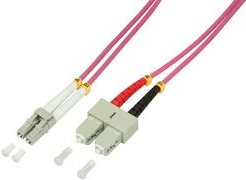 Logilink - Cavo patch - LC Multi-Mode (M) a SC multi-mode (M) - 75 m - fibra ottica - 50/125 micrometri - OM4 - senza alogeni -