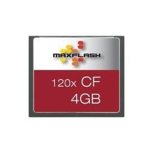 MAXFLASH - Flash-Speicherkarte - 4 GB - 120x - CompactFlash