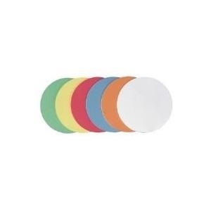 FRANKEN Moderationskarte, Kreis, Durchm.: 140 mm, gelb 100% Altpapier, 130 g/qm (UMZ 14 04)