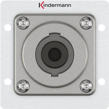 Kindermann Konnect 50 alu - Pannello frontale modulare a scatto - Speakon (4 pin) (7444000413)