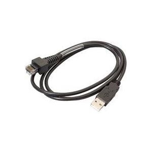Glancetron Kabel, USB, schwarz USB-HID Kabe, wird als Human Interface Device erkannt, Farbe: schwarz, passend für: 1290, 1300B (GC-1290001-00)