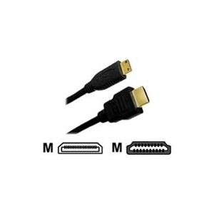 Jou Jye Computer AVC 106 - Video- / Audiokabel - HDMI - 30 AWG - HDMI, 19-polig (M) - Mini-HDMI, 19-polig (M) - 5,0m - Dreifachisolierung - (HDMI 1.3c) - Schwarz (AVC 106-5.0)