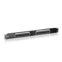 Equip - Patch Panel - Schwarz - 1U - 16 Ports (235316)