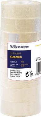 Soennecken Klebefilm 5847 19mmx33m transparent 8 St./Pack. (5847)