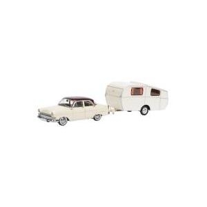 Schuco Opel Kapitän mit Dethleffs