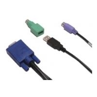Vertiv Avocent - Tastatur- / Video- / Maus- / USB-Kabelkit - 2.7 m - für SwitchView 1000 (CBL0030)