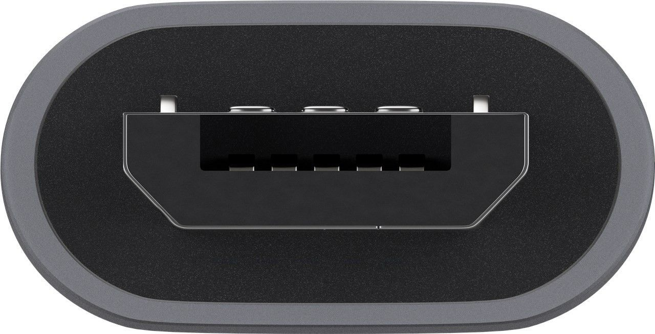 Goobay 55553 adattatore per inversione del genere dei cavi USB Micro B USB C Grigio (Goobay Micro-USB to USB-C OTG adapter - Gr