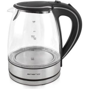 Emerio WK-108084 1.7l 2200W Schwarz - Edelstahl Wasserkocher (WK-108084)
