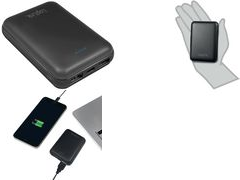 Logilink Mobile Powerbank 10000mAh schwarz 2 x USB Ausgang (PA0191)