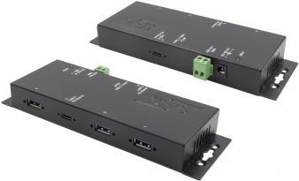 EXSYS EX-1190HMVS-PD USB 3.0 (3.1 Gen 1) Type-A Schwarz Schnittstellenhub (EX-1190HMVS-PD)