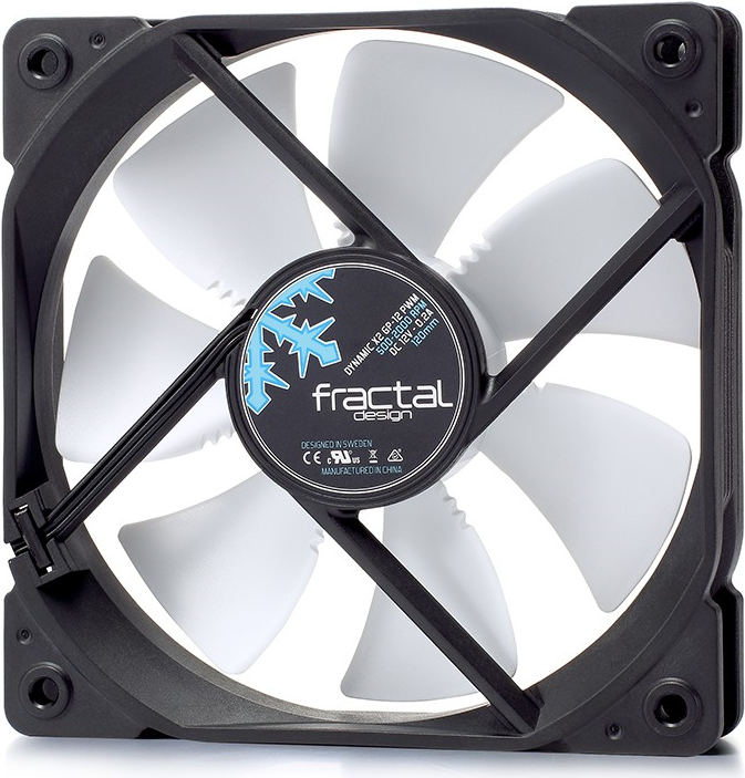 Fractal Design Dynamic X2 GP-12 PWM, Weiã-120 MM (Gehäuselüter, FD-Fan-Dyn-X2-GP12 PWM-WT)