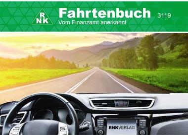 RNK Verlag Fahrtenbuch PKW, DIN A6 quer, 32 Blatt Rückstichheftung - 1 Stück (3119)