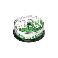 EMTEC - 25 x DVD-R - 4,7GB (120 Min.) 16x - Silber - Spindel (ECOVR472516CB)