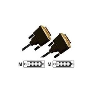 Jou Jye Computer AVC 130 - DVI-Kabel - DVI-D (M) bis DVI-D (M) - 3 m - Schwarz