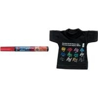 Marabu Textilmarker Textil Painter Plus, kirschrot Strichstärke: 3.0 mm, Rundspitze, Stoffmalstift auf (011803031)