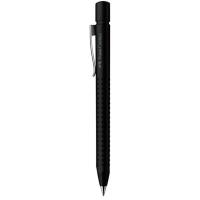 Faber-Castell 144187 - Anklippbarer versenkbarer Stift - Schwarz - Schwarz - Kunststoff - Metall - Metall (144187)
