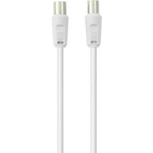 Belkin - Antennenkabel - IEC-Anschluss (M) bis IEC-Anschluss (W) - 5 m - Koax - weiß
