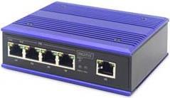 ASSMANN DIGITUS Industrieller 4-Port Fast Ethernet PoE Switch+1 Uplink (DN-650107)