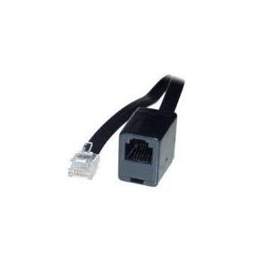 S-Impuls - Telefonverlängerungskabel - RJ-45 (4-PIN) (M) - RJ-45 (4-PIN) (W) - 6 m (TC 70226-8/4)