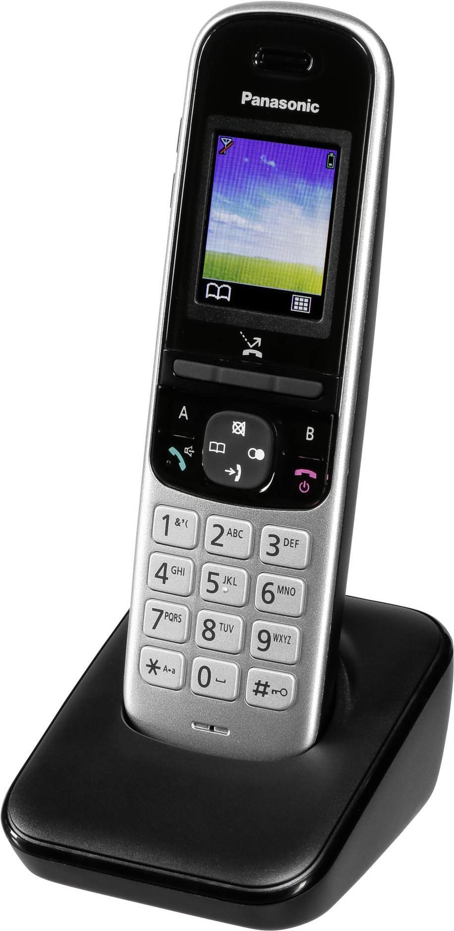 Telefono cordless Panasonic KX-TGH710GS - nero