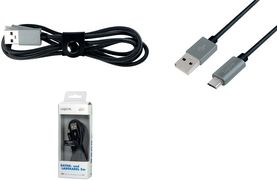 Logilink USB zu Micro USB Sync- u.Ladekabel grau (CU0132)