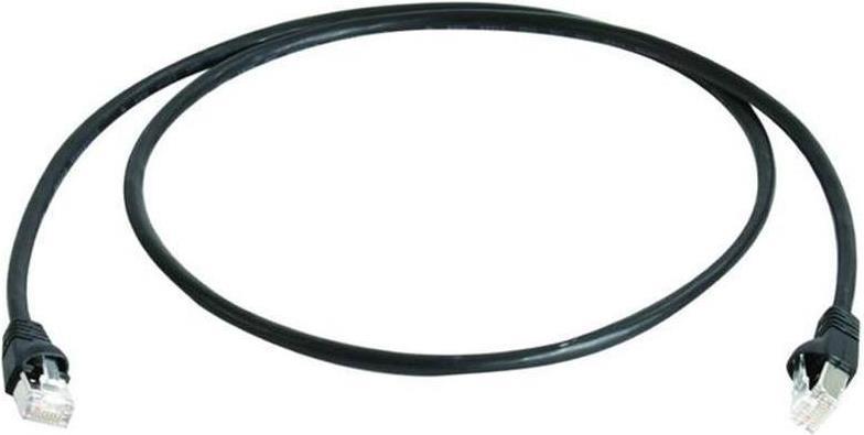 Telegärtner MP8 FS 100 - Patch-Kabel - RJ-45 (M) bis RJ-45 (M) - 10 m - Foiled Unshielded Twisted Pair (F/UTP) - CAT 5e - Schwarz