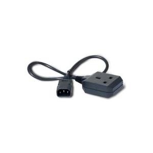 APC - Stromkabel - IEC 320 EN 60320 C14 (M) - BS 1363 (W) - 61 cm (AP9881)