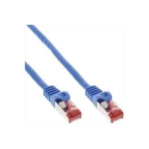 Cavo patch - S-FTP PiMf - Cat.6 - 250MHz - PVC - CCA - blu - 1m