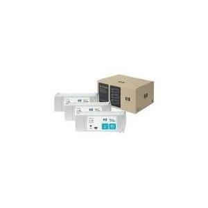 Hewlett-Packard HP 81 - Druckerpatrone - 3 x Cyan (C5067A)