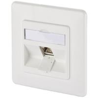 METZ CONNECT BTR IT CONNECT E-DAT modul 8(8) UP - Anschlussdose, unterputz - RJ-45 - Pure White, RAL 9010 - 1 Anschluss (1309111002-E)