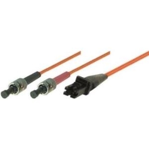 Tecline Fröhlich + Walter - Patch-Kabel - MT-RJ Multimodus (M) - ST multi-mode (M) - 3 m - Glasfaser - 50/125 Mikrometer - OM2 - orange (75703)