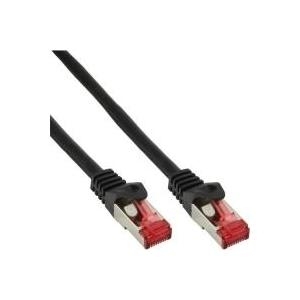 InLine 76422S cavo di rete Nero 025 m Cat6 S/FTP (S-STP)