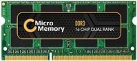 Coreparts MicroMemory - DDR3 - 2 GB - SO DIMM 204-PIN - 1333 MHz / PC3-10600 - ungepuffert - non-ECC (MMH9749/2GB)